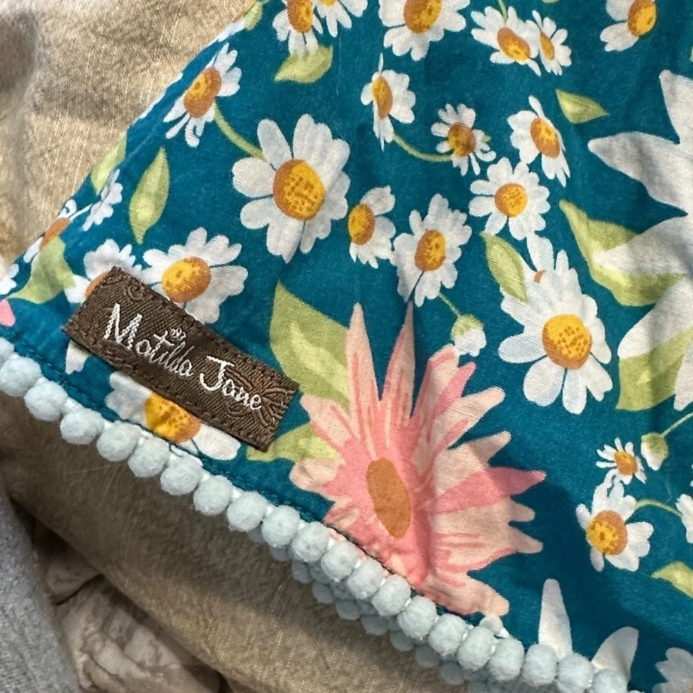 Matilda Jane Teal and Pink Floral Kids Set